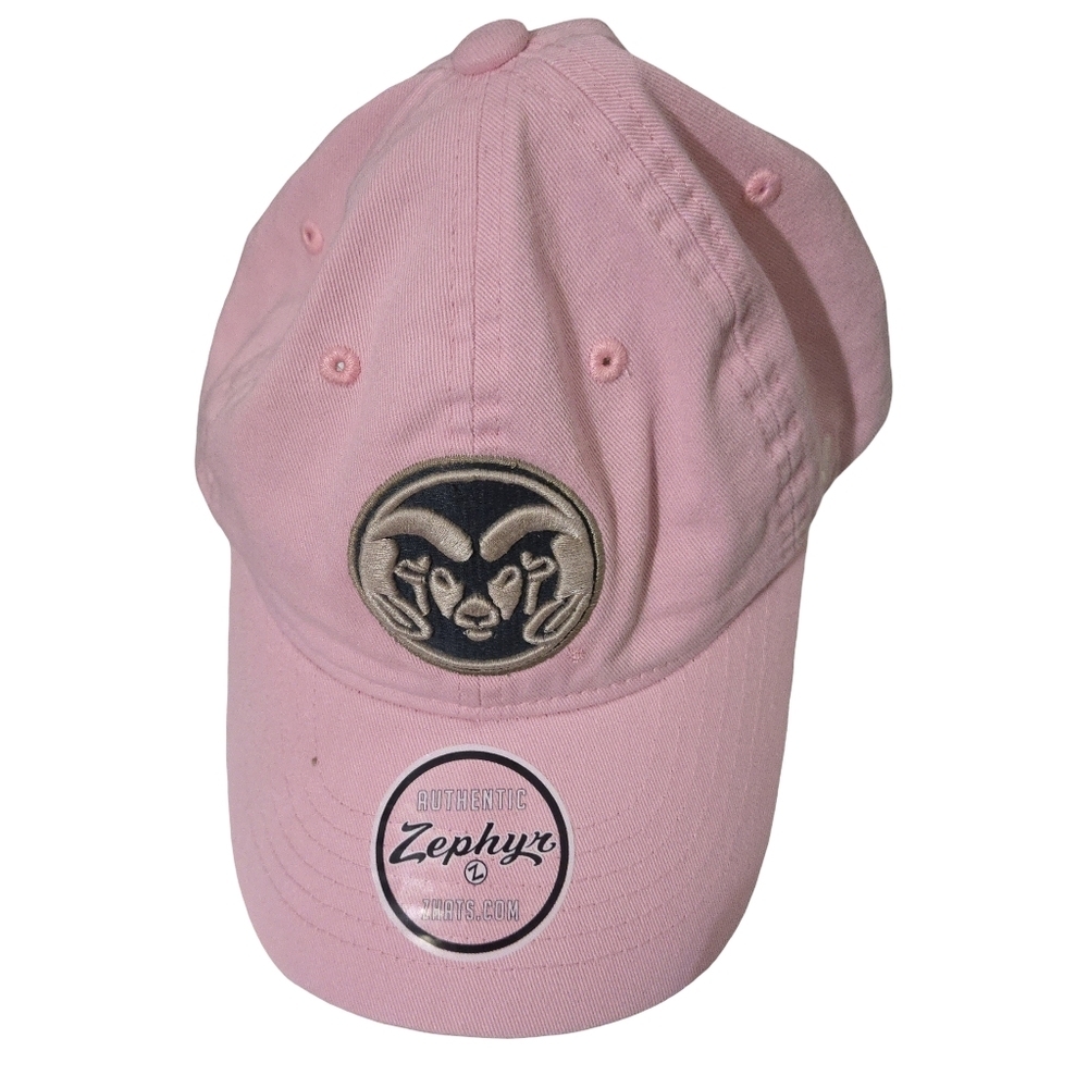 Zephyr Light Pink Kids Hat with Embroidered Logo